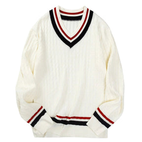 Collegiate V-Neck Sweater