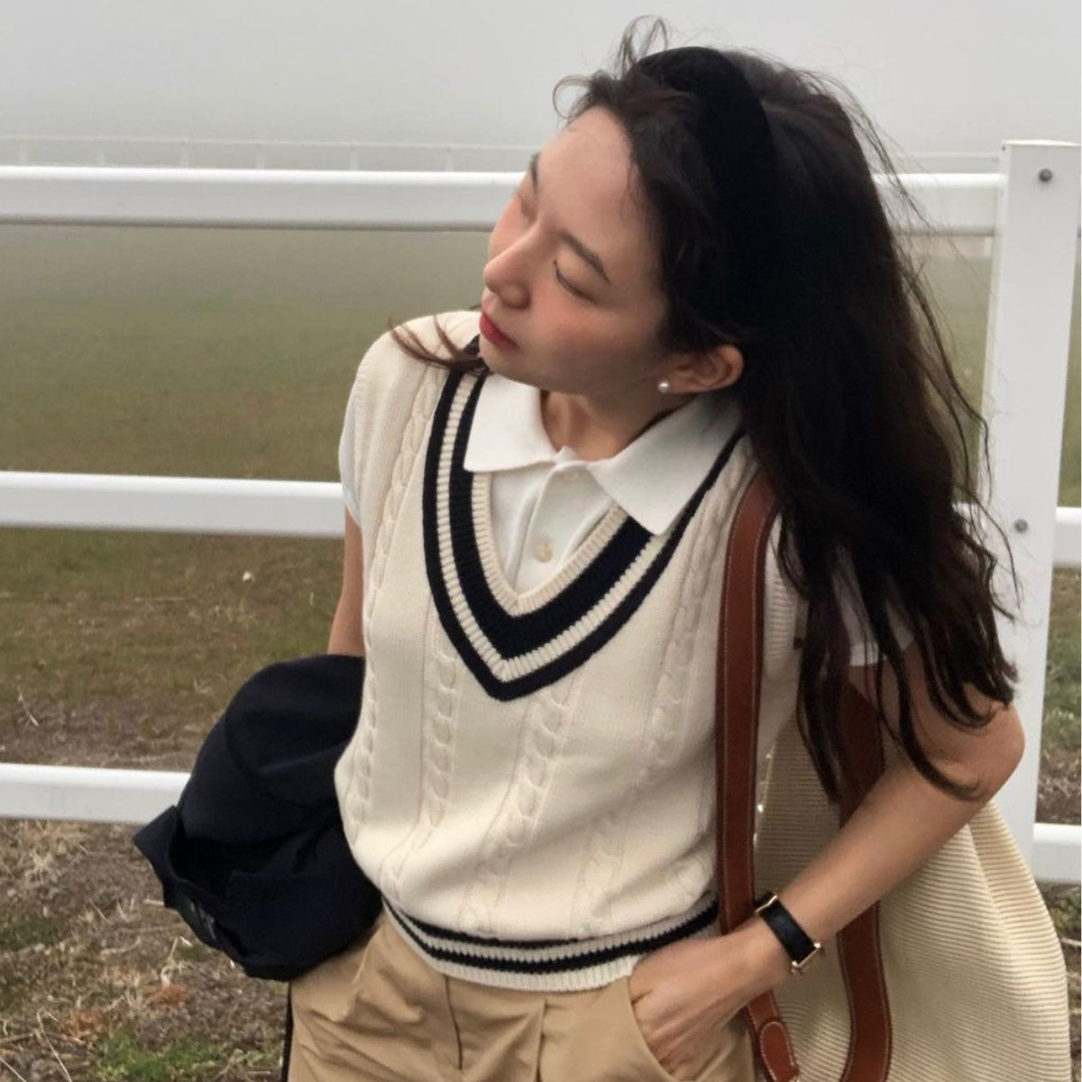 Collegiate V-Neck Vest