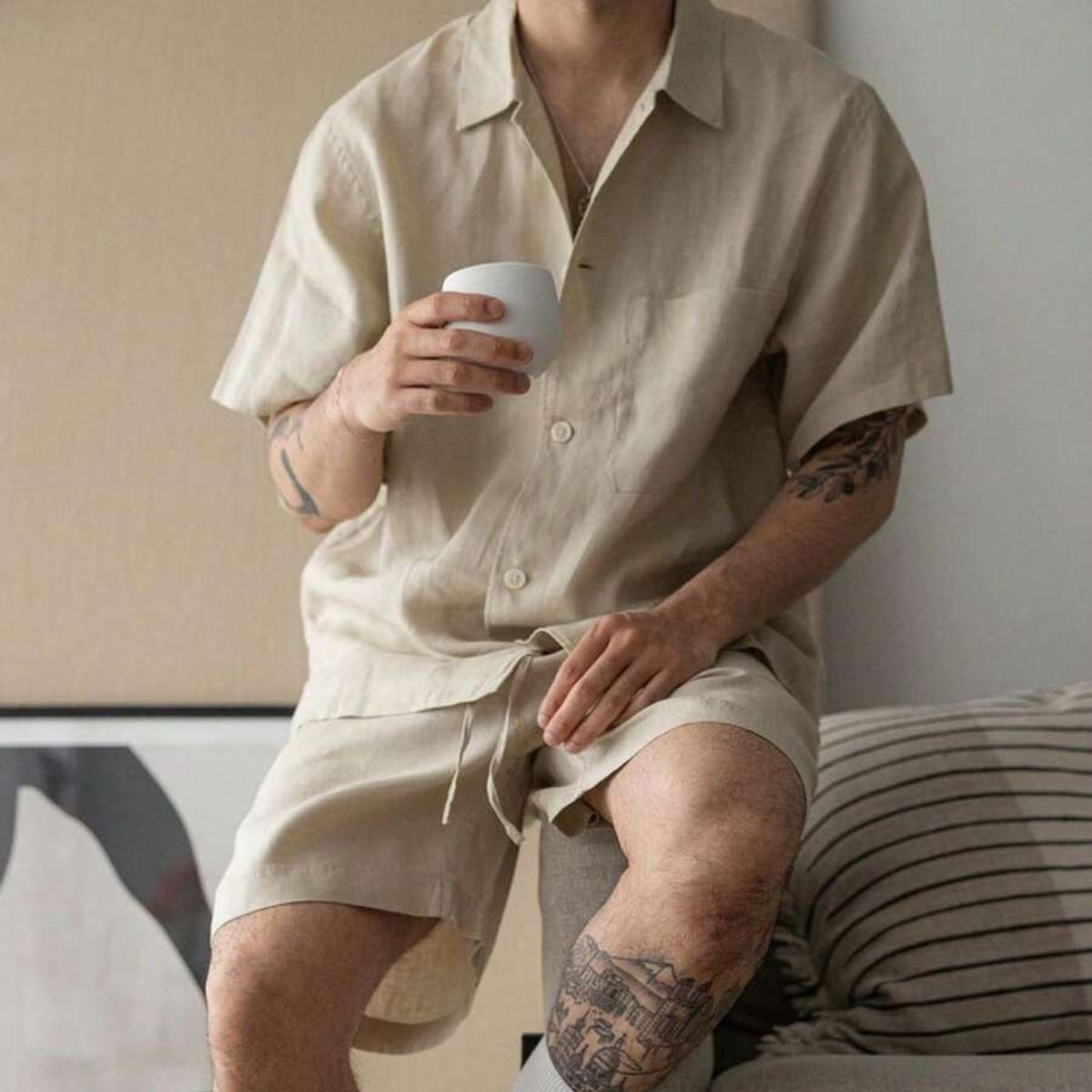 Lorano Linen Shorts